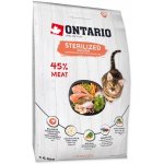 Ontario Cat Sterilised Salmon 6,5 kg – Hledejceny.cz