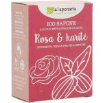laSaponaria BIO mýdlo Růže a bambucké máslo 100 g – Hledejceny.cz