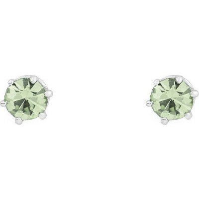 Prima-obchod Náušnice jablonecká bižuterie s broušeným kamínkem, barva 16 (Ø5 mm) peridot 125809 – Hledejceny.cz