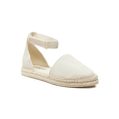 Calvin Klein Jeans Espadrilky Ankle Espadrille Btw YW0YW01027 Écru – Zboží Dáma