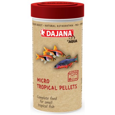 Dajana Micro Tropical Pellets 250 ml – Zboží Mobilmania