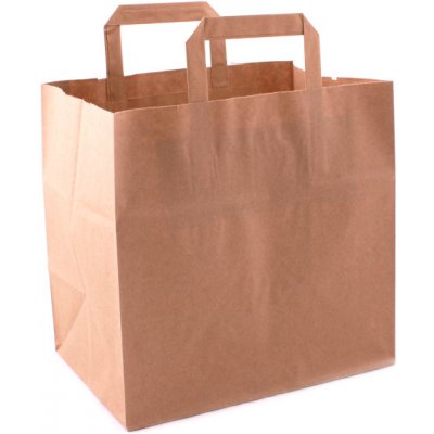Taška 28*17*27 cm, hnědý kraftový papír 80 g – Zboží Živě