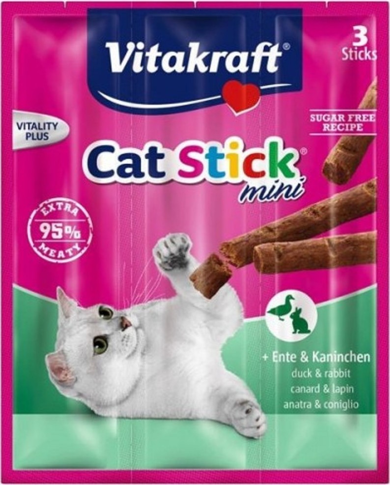 Vitakraft Cat stick králík kachna 3 x 6 g