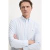 Pánská Košile Tommy Hilfiger bavlněná košile regular s límečkem button-down MW0MW37571 modrá