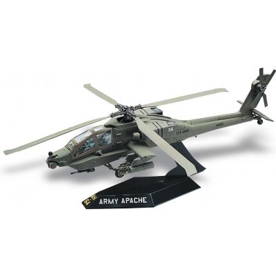 Revell Monogram Snap Kit vrtulník 1183 AH 64 Apache Helicopter 1:72 – Sleviste.cz