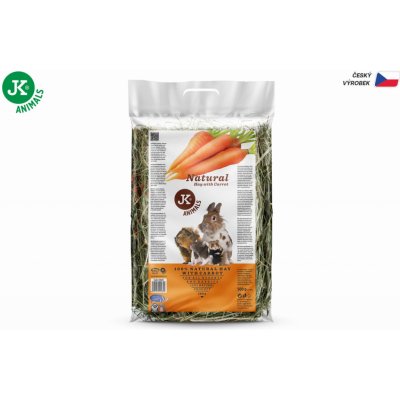 JK Animals Přírodní seno Mrkev 0,5 kg – Zboží Mobilmania
