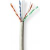 síťový kabel Nedis CCBG8525GY100S U/UTP Cat6 drát LSZH, 100m, šedý