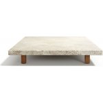 Tribu Vis a Vis Tribu obdélníkový 99x99x18 cm teak travertin – Hledejceny.cz