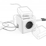 Cubenest PowerCube Extended USB A+C PD 20 W Grey 6974699970828 – Zboží Živě