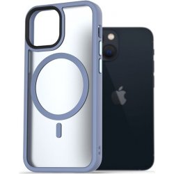 Pouzdro AlzaGuard Matte Case Compatible with MagSafe iPhone 13 Mini světle modré