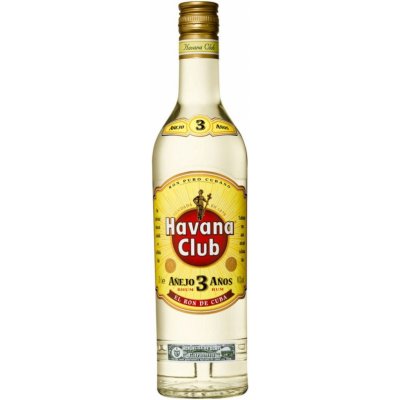 Havana Club 3y 40% 0,7 l (holá láhev)