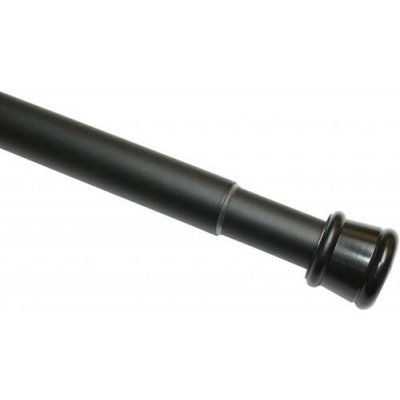 Rozpěrná tyč 26/23 mm černá mat, 125 - 220 cm