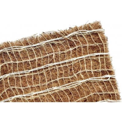 Kokosová mulčovací rohož s jutovou síťovinou – Geomat K-J 450 g/m² 2×25 m [50 m²] – Hledejceny.cz