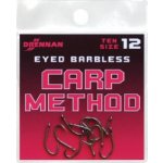 Drennan bez Protihrotu Eyed Carp Method Barbless vel.20 10 ks – Hledejceny.cz
