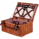 Autronic Koš piknikový pro 4 osoby proutěný hnědá BR – Zboží Dáma