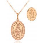 Minet Rose gold stříbrný zázračná medaile JMAS0115RN45 – Hledejceny.cz