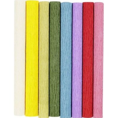 creativ company Krepový papír sada - základní mix (8ks) – Zboží Dáma