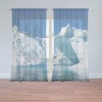 Sablio Záclony Ledovce: 2ks 150x250cm – Hledejceny.cz