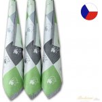 Sleep-well OVEČKY BAREVNÁ KOSTKA 50 x 70 cm zelená 3 ks – Sleviste.cz