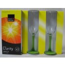 Clarity indigo na šampaň flétna 17cl 3ks