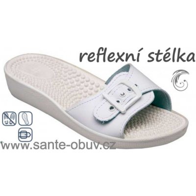 Santé SI/03C zdravotní pantofel bílý – Zboží Mobilmania