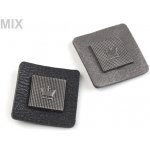 Dekorační aplikace / nášivka koruna 30x30 mm na oděv, malé, 1 šedá neutrální – Zboží Mobilmania