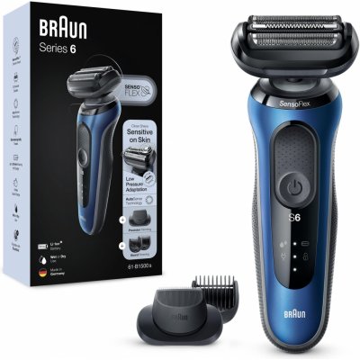 Braun Series 6 61-B1500s Blue – Zboží Mobilmania