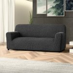 GA.I.CO bielastický potah na sedačku - trojkřeslo Costina antracit 170 - 220 cm – Sleviste.cz