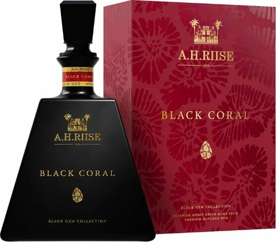 A.H. Riise Black Coral 45,8% 0,7 l (holá láhev)