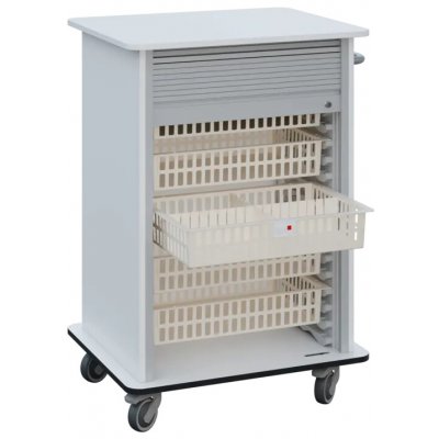 DEXTER 25 ABS vozík boxový, roletový, 1180x780x620 mm, bílá – Hledejceny.cz