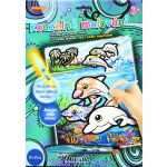 Creatoys Magické malování vodou delfín kouzelné vodní omalovánky 1 obrázek vodní štětec – Zboží Mobilmania