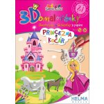 3D omalovánky A4 SET Princezna a kočár – Hledejceny.cz