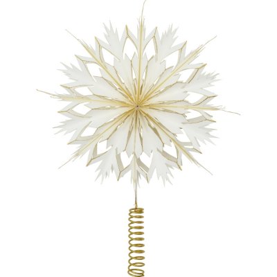 House Doctor Bílo-zlatá papírová vánoční hvězda Alsta 25 cm – Sleviste.cz
