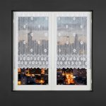 Dekorační metrážová vitrážová záclona OLLA bílá výška 100 cm MyBestHome – Hledejceny.cz