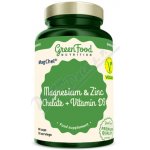 GreenFood Nutrition Magnesium & Zinc Chelate + Vitamin D3 90 kapslí – Hledejceny.cz