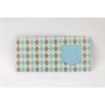 Obálka na peníze Modré kárování - Obálky na peníze – Zboží Živě