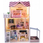 Derrson XXL dřevěný domeček pro panenky Palm Beach – Zboží Dáma