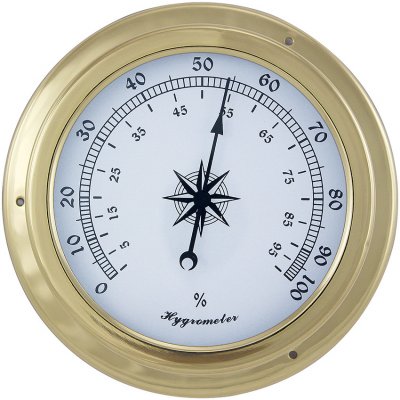 SEA CLUB Mosazný lodní vlhkoměr 14,5 cm – Zbozi.Blesk.cz