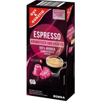 G+G Espresso pro Nespresso 10 kapslí od 60 Kč - Heureka.cz