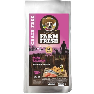 Topstein Farm Fresh Mini Salmon Grain Free 15 kg – Zbozi.Blesk.cz
