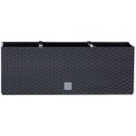 PROSPERPLAST Plastové samozavlažovací truhlíky Rato Case antracit 80 x 33 cm – Hledejceny.cz