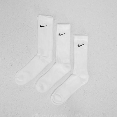 Nike 3 Pack Cushioned Crew Socks White – Sleviste.cz
