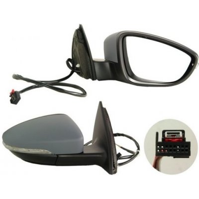 Zrcátko vnější pravé VOLKSWAGEN PASSAT, (B7 (36)), 11.10- OE 3AA857508B9B9 | Zboží Auto