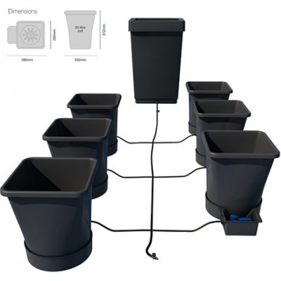 Autopot 1Pot XL Module - se 6 květníky vč. 47L plastové nádrže – Sleviste.cz