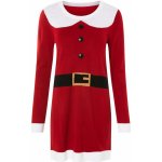 esmara Dámské úpletové šaty červená – Zboží Dáma