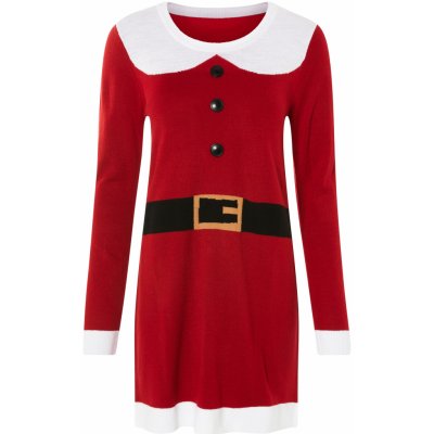 esmara Dámské úpletové šaty červená – Zboží Dáma