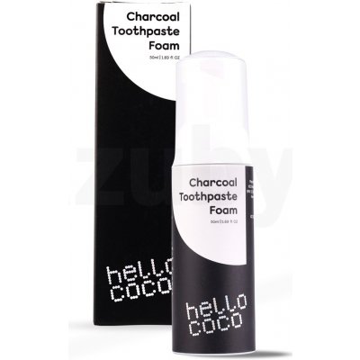 Hello Coco Activated Charcoal foam 50 ml – Hledejceny.cz