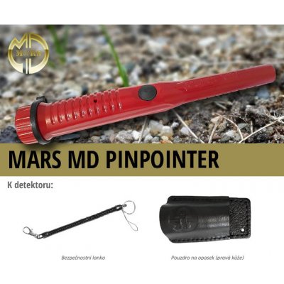 Mars MD Pinpointer - červený – Zboží Dáma