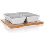 Banquet Servírovací sada Brillante Bamboo 20 x 20 cm – Sleviste.cz