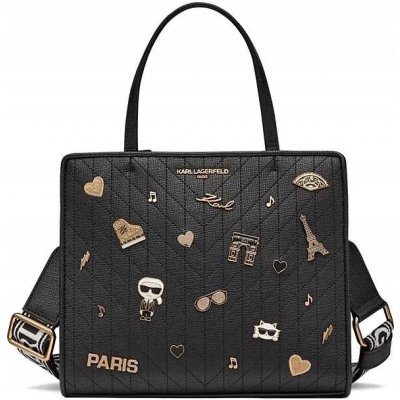 Karl Lagerfeld kabelka z polyuretanu černá – Hledejceny.cz